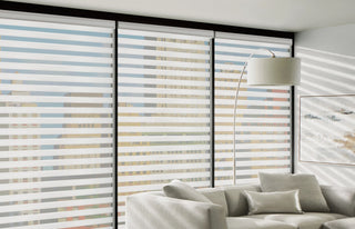 Hunter Douglas Designer Banded Blinds Window Treatment