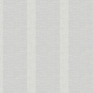 A close-up of a beige and gray striped fabric from the Ecosystem - Canopy collection, usage is indicated for drapery.