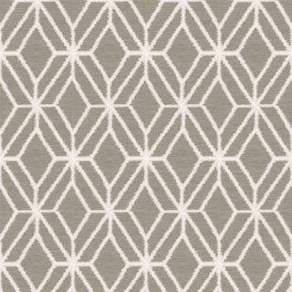 Geometric diamond pattern on a gray background