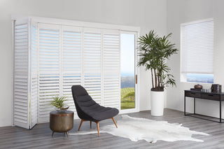 Hunter Douglas Window Treatment - Everwood Faux Wood Blinds