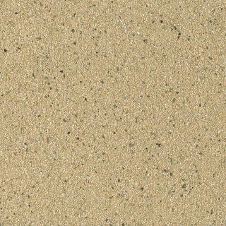 A close-up image of a textured yellow gold wallpaper with pebble mica wallpaper hues from JF Fabrics Indochine collection