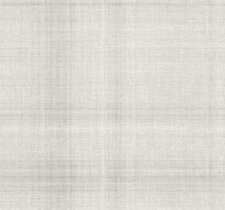 Crown Bali Tropical Oasis wallpaper featuring a subtle woven linen texture. Cross-hatched threads in soft white and pale light gray create a delicate, crosshatch weave pattern that brings minimalist warmth and organic dimension to walls.