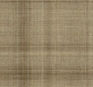 Crown Bali Tropical Oasis wallpaper featuring a subtle woven linen texture. Cross-hatched threads in taupe and brown create a delicate, crosshatch weave pattern that brings minimalist warmth and organic dimension to walls.