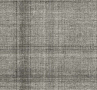 Crown Bali Tropical Oasis wallpaper featuring a subtle woven linen texture. Cross-hatched threads in heather grey and pale light gray create a delicate, crosshatch weave pattern that brings minimalist warmth and organic dimension to walls.