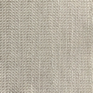 JF Fabrics Marisol fabric collection. A close-up view of a classic herringbone fabric pattern with oatmeal colour