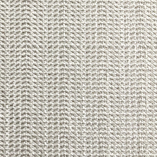 JF Fabrics Marisol fabric collection. A close-up view of a classic herringbone fabric pattern with ash, grey and White design