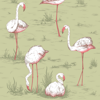 Contemporary Restyled – Flamingos
