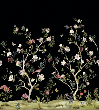 Daisy Bennett Mural - Chinoiserie Magnolia Mural