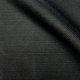 JF Fabrics St. Tropez fabric collection. Close-up of black putty fabric with a subtle pattern
