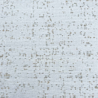 JF Fabrics Marisol collection, close-up view of a speckled boucle white grey and beige patterned wallpaper